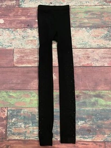 Joan Boyce Black Jewel Full-Length Footless Fleece Knit Women's Tights M/L * - Picture 1 of 5