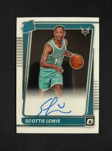 2021-22 Panini Donruss Optic Scottie Lewis Rated Rookie Signatures Auto #166 - Imagen 1 de 2