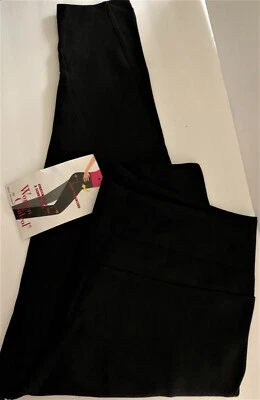 Mujeres con Control PETITE TUMMY CONTROL IMITACIÓN GAMUZA Y PONTE LEGGINGS PL NUEVO Negro Foto 1 de 2