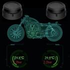 2Pcs/Set  Motorcycle Tire Pressure   Tyre Alarm External Auto Alarm for