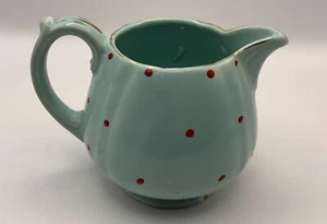 Sadler Blue and Red Spotted Milk Jug - Picture 1 of 7