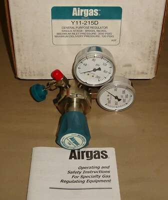Regulador Airgas Y11-215D monoetapa Y11215D uso general NUEVO Foto 1 de 4