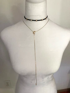 MIA COLLECTION Moon and Stars Choker Necklace Set - BRAND NEW - Sealed - Picture 1 of 6