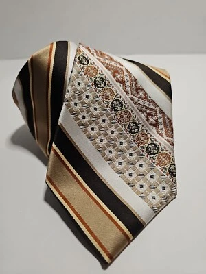 Corbata de cuello Oleg Cassini de Birmania de colección para hombre  Foto 1 de 4