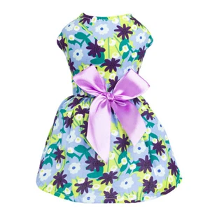 ❀Pequeña Mascota Perro Gato Lazo Tutú Vestido Cachorro Falda Cuadros C8 - Imagen 1 de 32