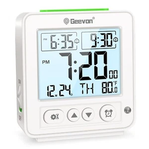 Smart Night Light Small Digital Alarm Clock with 2 Increasing Beep AlarmIndoo... - Picture 1 of 9