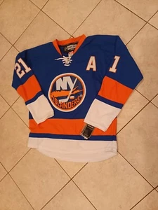 Kyle Okposo New York Islanders RBK-CCM Stitched JERSEY W/FIGHT STRAP Size 48 NEW - Picture 1 of 5
