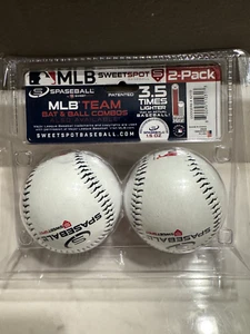 MLB SweetSpot Paquete de 2 pelotas de béisbol de los Dodgers de Los Ángeles ¡NUEVAS! - Imagen 1 de 2