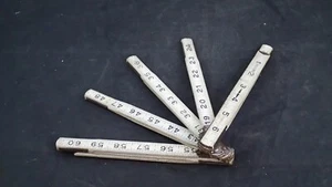 Vintage REVERE Extension Rule Folding Wood Ruler 72" Made In The USA - Picture 1 of 4