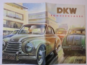 DKW SONDERKLASSE LUXUS COUPE CABRIOLET UNIVERSAL OLDTIMER PROSPEKT SAMMLER - Picture 1 of 3