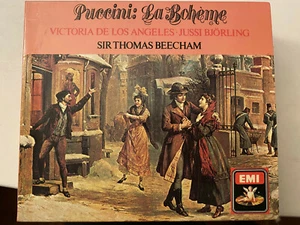 Puccini La Boheme Victoria De Los Angeles Jussi Bjorling Sir Thomas Beecham Box - Picture 1 of 4