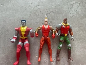 Toybiz Marvel Xmen Vintage Bundle Lot Colossus Gideon G.W Bridge - Picture 1 of 24