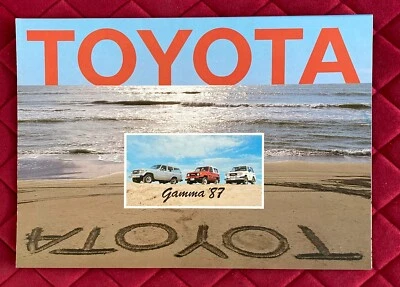 Depliant TOYOTA Gamma 1987 - Immagine 1 di 2