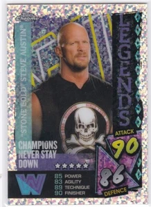 2021 Topps WWE Slam Attax speckle Refractor Legends #141 Stone Cold Steve Austin - Picture 1 of 1