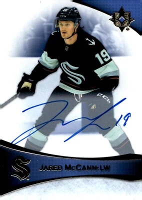 Jared McCann - 2022-23 Upper Deck Ultimate Autograph Card #19 - Seattle Kraken - Image 1 of 2