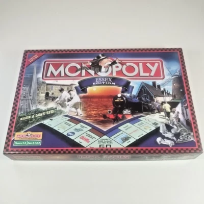 Monopoly Essex Edition 2001 Limited Edition 100% Complete Family Games Night Fun - Image 1 of 4