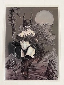 Lady Death 3 (1996) Serie III Máscara Negra de Cromo #46 GUERRERO BLINDADO 🙂 🙂 - Imagen 1 de 2