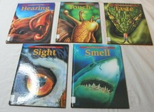 The Five Senses of the Animal World Smell Taste Touch Sight Hearing 5 Book Set 