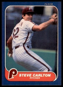 1986 Fleer Steve Carlton Philadelphia Phillies #435