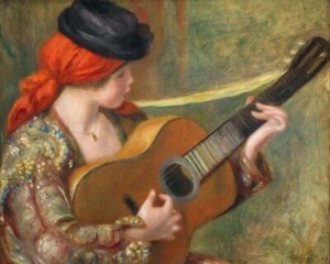 Joven española con guitarra > Renoir, Pierre-Auguste - Imagen 1 de 5
