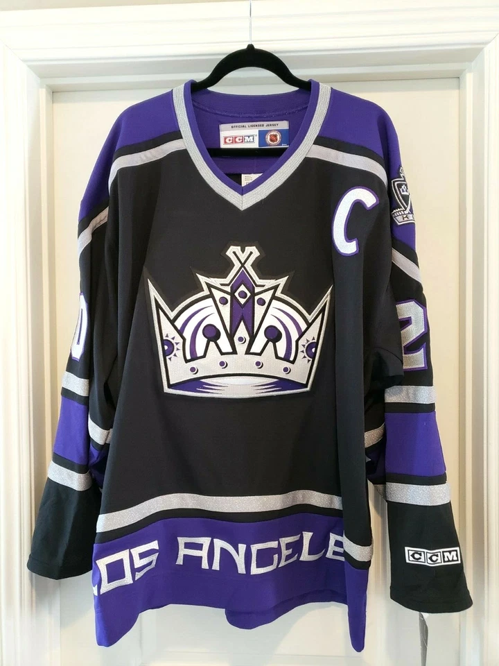 Luc Robitaille AUTOGRAPHED Signed Hockey Jersey // LA Kings - Image 1 of 4