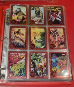 MARVEL GREATEST BATTLES Rittenhouse 2013 Red Parallel complete Base set 90 cards - Bild 1 von 11