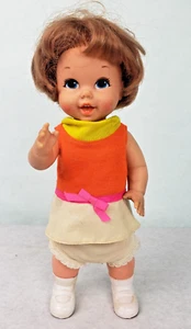 Vintage Mattel Baby kleine Laufpuppe 1967 rote Haare blaue Augen funktioniert! - Bild 1 von 11