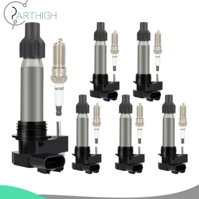 For Cadillac SRX 2012-2016 for XTS 2013-2019 3.6L Ignition Coil & Spark Plug Kit - Image 1 of 4