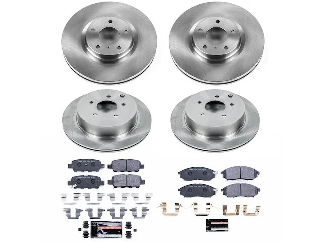Front and Rear Brake Pad and Rotor Kit For 2011-2013 Infiniti M56 2012 QF469ZZ - Image 1 of 1