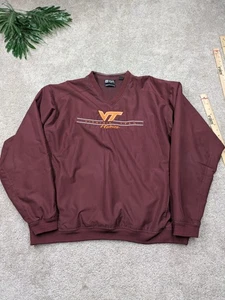 Virginia Tech Hokies Jacket Pullover Mens XL NCAA Football Windbreaker Gear - Picture 1 of 10