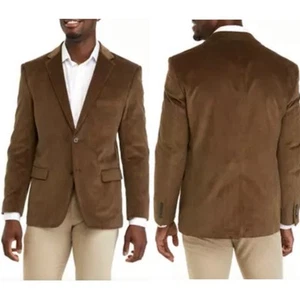 Saddlebred Brown Corduroy Sport Coat Size 46 Long NWT - Picture 1 of 8