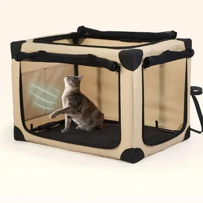 New Haustier Auto Hund Käfig für Reise Ersatz Box Großer Hund Auto Klappbares - Bild 1 von 4