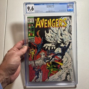 AVENGERS #61 CGC 9.6 NM+ White Pages 1969 - Picture 1 of 2