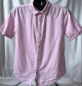 Zara Kids Collection 13/14 Years pink Button Down Short Sleeve Shirt - Picture 1 of 10