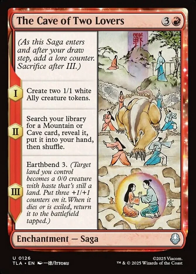 x4 The Cave of Two Lovers U MTG Avatar: The Last Airbender M/NM, English - Image 1 of 1