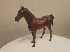 Vintage Louis Marx Toys 1965 Johnny West Horse Thunderbolt Brown - Picture 1 of 4