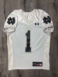 Notre Dame Football Team Issued Official Practice Game Jersey M #1 Under Armour - Picture 1 of 7