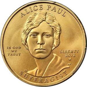 2012-W First Spouse Gold $10 Alice Paul PCGS MS69 1st Strike - STOCK - Picture 1 of 4