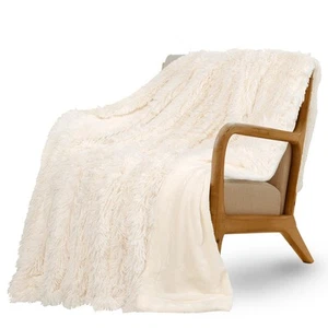 Super Fluffy Throw Blanket, Faux Fur Fuzzy Blanket for Couch Sofa Bed, 50x60 ... - Picture 1 of 6