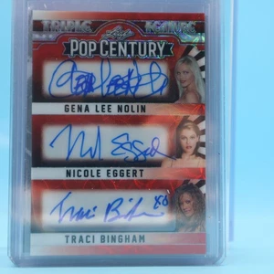 traci bingham gena lee nolin Nicole Eggert 2025 Leaf Pop Century triple 1/1 Auto - Picture 1 of 2