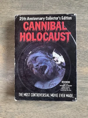 Cannibal Holocaust 1980 DVD 25th Ann Edition Poster Slipcover Cult Gore Horror - Image 1 of 4