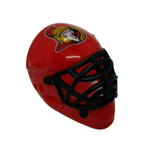 Franklin NHL Ottawa Senators Mini Goalie Face Mask Helmet Plastic 2 in Cover