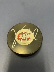 Vincent Lecavalier Montreal Canadiens Autographed signed puck - Picture 1 of 1