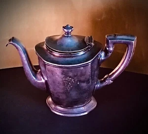 REED & BARTON SILVER SOLDERED 1500C 2P TOWNHOUSE LOS ANGELES TEAPOT - Picture 1 of 9