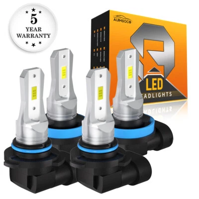 For Nissan Quest 2011-2017 AUIMSOCO Combo LED Headlight Bulb 6000K Cool White - Image 1 of 4