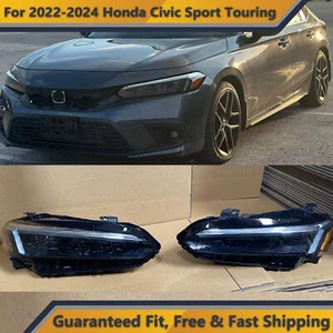 LED Headlight Replacement For 2022 2023 2024 Honda Civic Sport Touring Pair - Picture 1 of 12