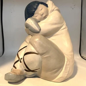 Lladro Porcelain Large Gres Intuit Boy Figurine made in Spain. #2007. Retired - Picture 1 of 5