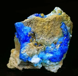 3,25 Zoll auffälliger seltener blauer Cyanotrichit auf Matrix, Qinglong, China! CN103 - Bild 1 von 5