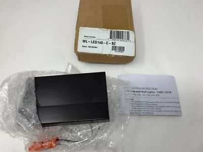 WAC Lighting WL-LED140-C-BZ 5" W Horizontal LED Step and Wall Light Bronze - Image 1 of 4