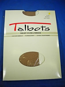 Talbots Silky Ultra Sheer Pantyhose Size Medium Soft Taupe Style 310 (Free Ship! - Picture 1 of 6